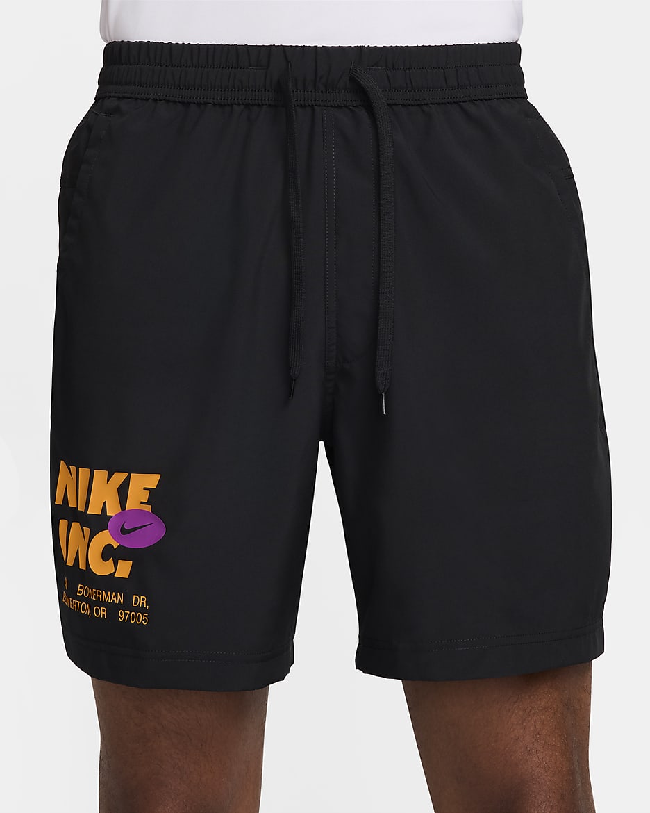 Nike Form Men s Dri FIT 18cm approx. Unlined Fitness Shorts. Nike CA